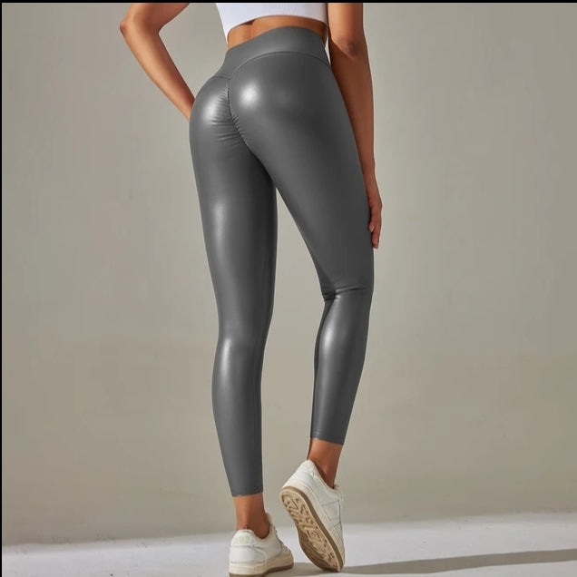 Sexy PU Leather Leggings